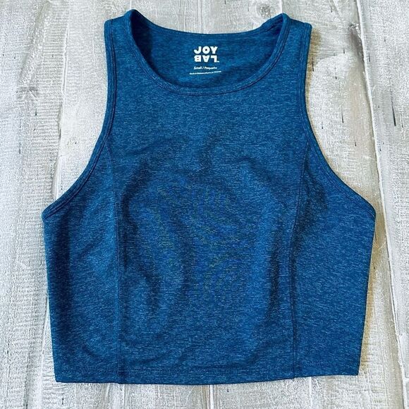 Joy Lab Blue Active Sports Bra Crop Top S - Picture 1 of 2